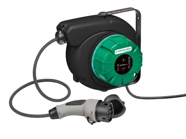 Enrouleurs avec borne de recharge intégrée (3,7 KW) | GREEN REEL 3.7 borne