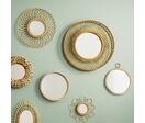 Miroir Rond en Bambou 72 cm