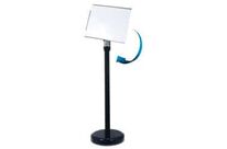 Poteau d'information avec panneau rotatif - format A3