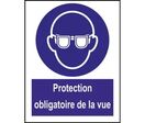 Panneau port de lunettes obligatoire