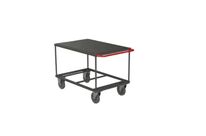 Servante modulabe plateaux bois + revêtement caoutchouc Manuflex