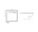 Pack de 3 - Dalle LED 60x60 Slim 36W BLANC - Pack de 3 / Blanc Froid 6000K - 8000K