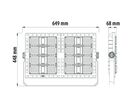 Projecteur LED pour Stade 480W IP65
