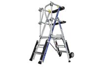 Tubesca-Comabi - Plateforme Saloon Sherpascopic - 3 marches Aluminium - Hauteur travail 2.95m - Éco-responsable