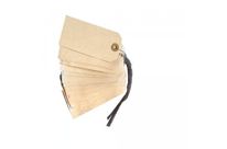 Etiquette américaine neutre avec attache