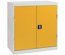 Kind - Armoire de stockage pour produits inflammables - 100L, 41L rétention, Acier Gris/Jaune, 1020x1005x545mm