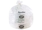 Manutan Expert - Lot de 500 Sacs-poubelle 50 L Transparents 22 microns - Résistants pour Déchets Lourds - Éco-responsables