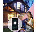 Pack de  5 - Ampoule LED Connectée Wifi E27 9W RGBW A60
