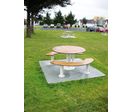 Table extérieure ronde - 6 places | TA183CP-6 Ligne Moka