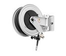 Enrouleur air et eau 15 m Ø G 1 (f) 20 bars Acier peint avec enroulement automatique et support mural pivotant Raasm RA.8550.101