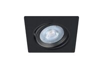 Spot LED Encastrable Orientable 5W Carré SMD - Blanc Chaud 2300K - 3500K / Noir