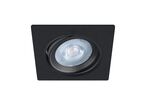 Spot LED Encastrable Orientable 5W Carré SMD - Blanc Chaud 2300K - 3500K / Noir