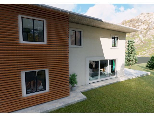 Maison millennials avec etage T7 de 119 m², 2 chambres au RDC et 4 chambres à l'etage – en kit