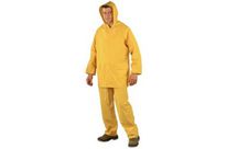 Ensemble de pluie jaune 