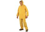 Ensemble de pluie jaune 
