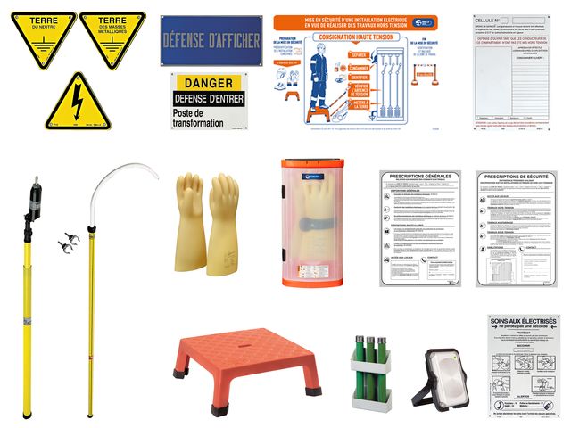 Kit équipement de poste - Sécurité électrique | TK3C 