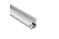 Rail Magnetique Encastré 48V - 2 m / Blanc