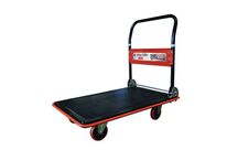 Stockman - Chariot à dossier rabattable - Capacité 300kg - Acier - 2 Roulettes Fixes + 2 Pivotantes