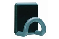 Unilux - Patère Magnétique Fil Bleu - Support Arrondi - 12 kg Max - ABS Brillant