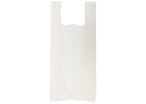 Sac bretelle biosourcé transparent - 230/120x450mm - Polyéthylène NF recyclable
