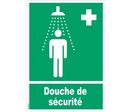 Panneau douche de sécurité