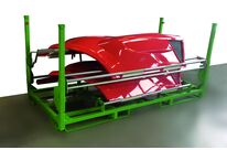 Praticable métallique spécifique pour capot injecté 