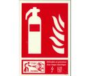 Panneau extincteur B photoluminescent - CO2