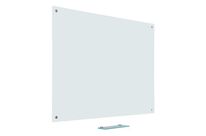 Smit Visual - Tableau Blanc Magnétique en Verre - 120 x 90 cm - Éco-responsable, Lean Management