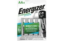 Energizer - Pile Rechargeable AA LR06 NiMH Extreme 1.2V - Lot de 4 - Haute Performance