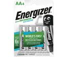 Energizer - Pile Rechargeable AA LR06 NiMH Extreme 1.2V - Lot de 4 - Haute Performance