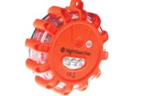 Feu de signalisation de danger LED portable | Flash Nightsearcher Pulsar-AAA rouge IP65