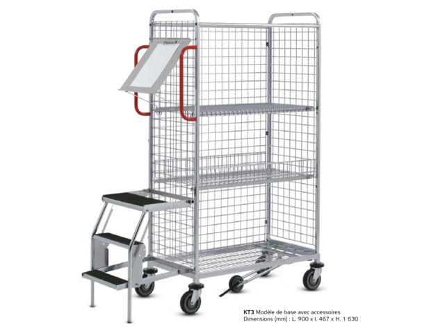 Chariot pour préparation de commandes KT3
