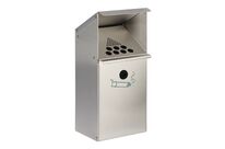 Cendrier Mural En Acier H:41 Cm Cap.:3.7 L