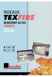 Catalogue Rideau souple TEXFIRE pare flamme ou coupe feu DAS