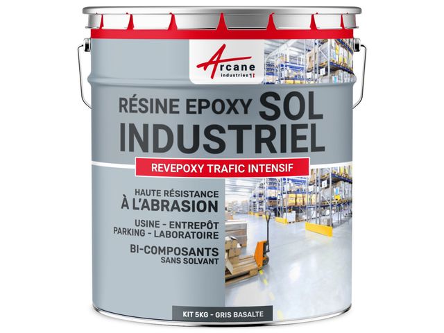Résine epoxy pour sol industriel | Epoxy trafic intensif