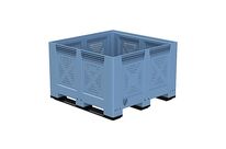 Caisse palette plastique empilable et ajourée 1200x1200x785 mm | BL121278A2SOA