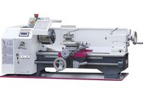 Tour à métaux d'établi hauteur des pointes 115 mm entre-pointes 450 mm alésage 21 mm 0,75 kW 230V vitesses variables Optiturn TU2304V 230V