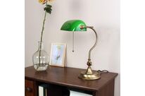 Lampe à Poser Verte avec Interrupteur pour Ampoule E27 Garantie 5 ans