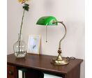 Lampe à Poser Verte avec Interrupteur pour Ampoule E27 Garantie 5 ans