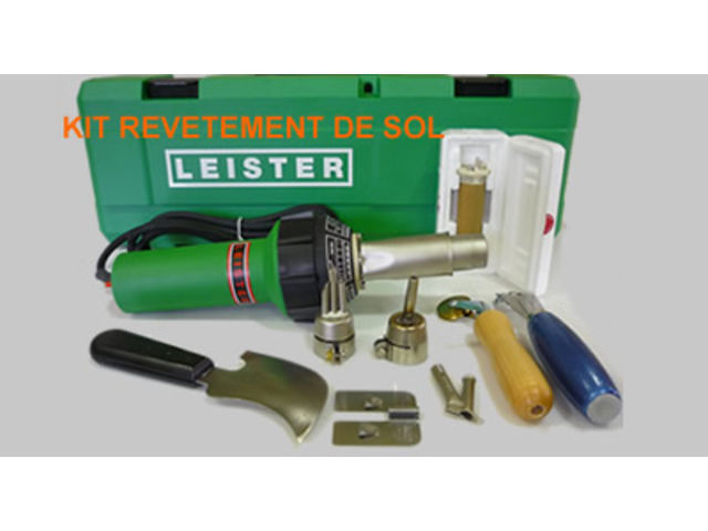 Kit Revêtement de Sol avec chalumeau air chaud LEISTER TRIAC ST