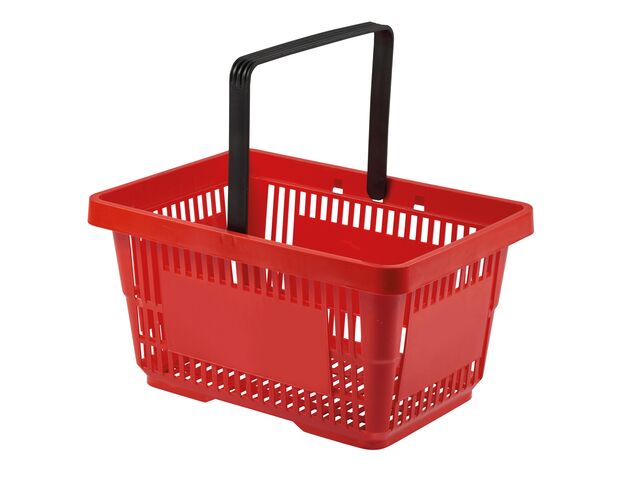 Panier magasin en plastique à une seule poignée pliable | EK-4330-EG 