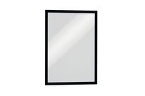 Durable - Cadre d&amp;#039;affichage Duraframe Magnétic A3 Noir - Pochette Murale Magnétique Repositionnable - 5 Pochettes Polypropylène