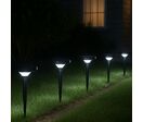 Lampe de Jardin Solaire à Piquet IP65 90lm (lot de 2) - Blanc Neutre 4000K - 5500K
