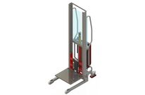 Gerbeur à levée électrique avec plateau inox - 100 kg