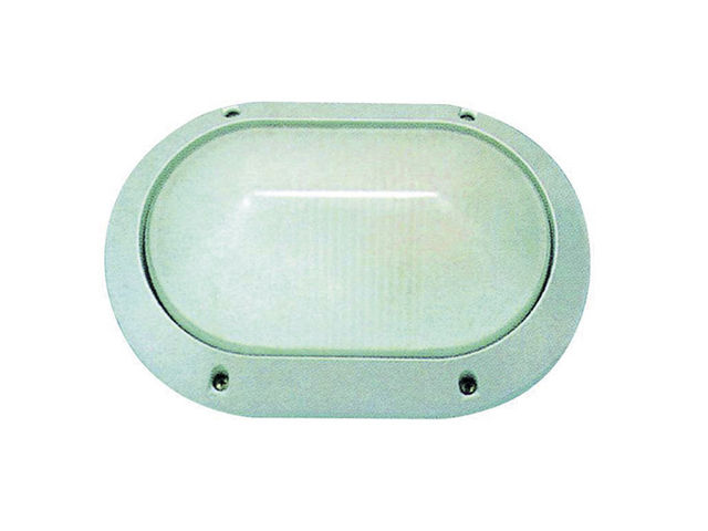 Hublot blanc E27 100W 230V Classe I IP54 