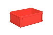 UTZ - Bac norme Europe 40L Rouge - 600x400x220mm - Polypropylène Gerbable - Stockage Robuste