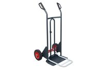 Diable à basculement assisté et double pelle