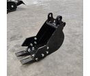 Godet étroit 200 mm avec dents amovibles pour mini-pelle MW Tools MGAC1