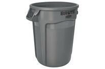 Rubbermaid - Conteneur Rond 38L Gris - Usage Alimentaire HACCP NSF - Plastique Recyclable