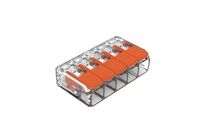 Pack de  20 - Borne de raccordement à levier 5 entrées